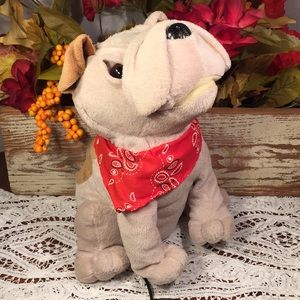 Talking battery operated plush dog